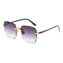 Load image into Gallery viewer, The Frameless Sunglasses in Tea, Grey &amp; Transparent
