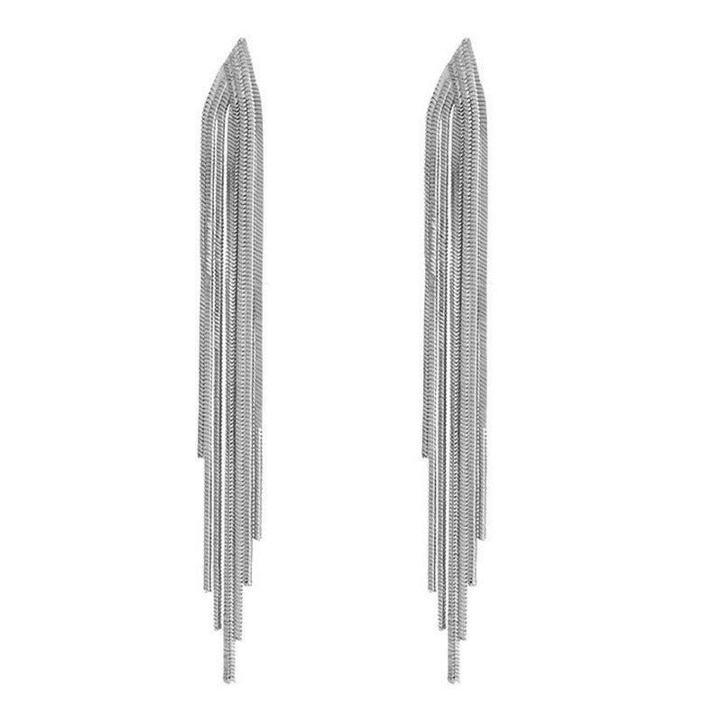 The Waterfall Retro Earring in Gold or Silver