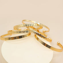 Load image into Gallery viewer, The Love 5-piece Bracelet Set in Gold or Silver
