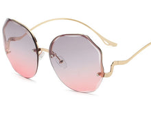 Load image into Gallery viewer, The Butterfly Sunglasses in Pink, Grey, Golden &amp; Black
