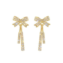 Load image into Gallery viewer, The Diamanté Tassel Earring
