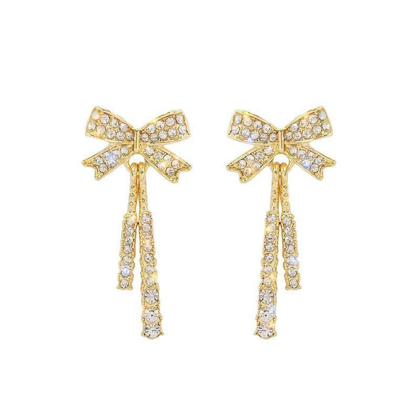 The Diamanté Tassel Earring