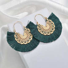 Load image into Gallery viewer, The Peacock Tassel Earring in Various Colours
