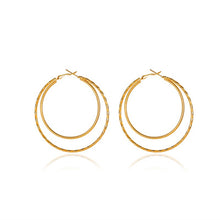 Load image into Gallery viewer, The Double Loop Earring in Gold and Silver
