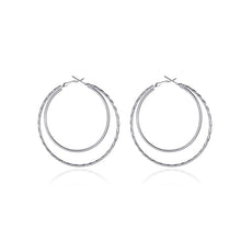 Load image into Gallery viewer, The Double Loop Earring in Gold and Silver
