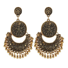 Load image into Gallery viewer, Maharani  Earring in Ancient Gold or Silver &amp; Gold
