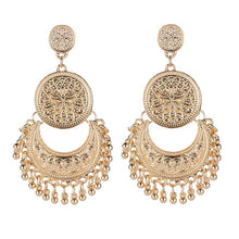 Load image into Gallery viewer, Maharani  Earring in Ancient Gold or Silver &amp; Gold
