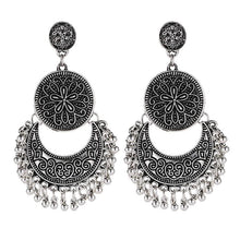 Load image into Gallery viewer, Maharani  Earring in Ancient Gold or Silver &amp; Gold
