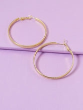 Load image into Gallery viewer, The Full Moon Circle Hoop Earring
