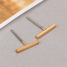 Load image into Gallery viewer, The Bar Stud Earring
