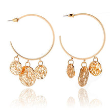 Load image into Gallery viewer, The Shilling Earring in Gold &amp; Silver
