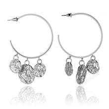 Load image into Gallery viewer, The Shilling Earring in Gold &amp; Silver

