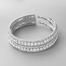 Load image into Gallery viewer, The Flashy Hoop Earring in Gold or Silver (Small, Medium or Large)
