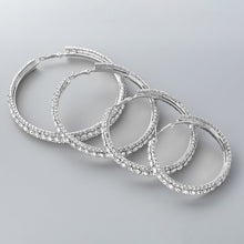 Load image into Gallery viewer, The Flashy Hoop Earring in Gold or Silver (Small, Medium or Large)
