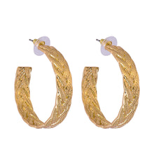 Load image into Gallery viewer, The Pleat Earring in Gold or Silver
