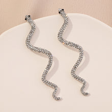 Load image into Gallery viewer, The Snake Wave Earring in Gold or Silver
