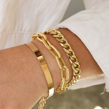 Load image into Gallery viewer, The 3-Layer Bracelet Set in Gold &amp; Silver
