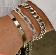 Load image into Gallery viewer, The 3-Layer Bracelet Set in Gold &amp; Silver
