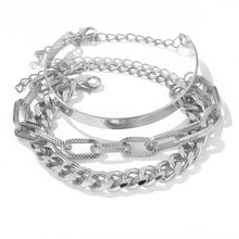 Load image into Gallery viewer, The 3-Layer Bracelet Set in Gold &amp; Silver
