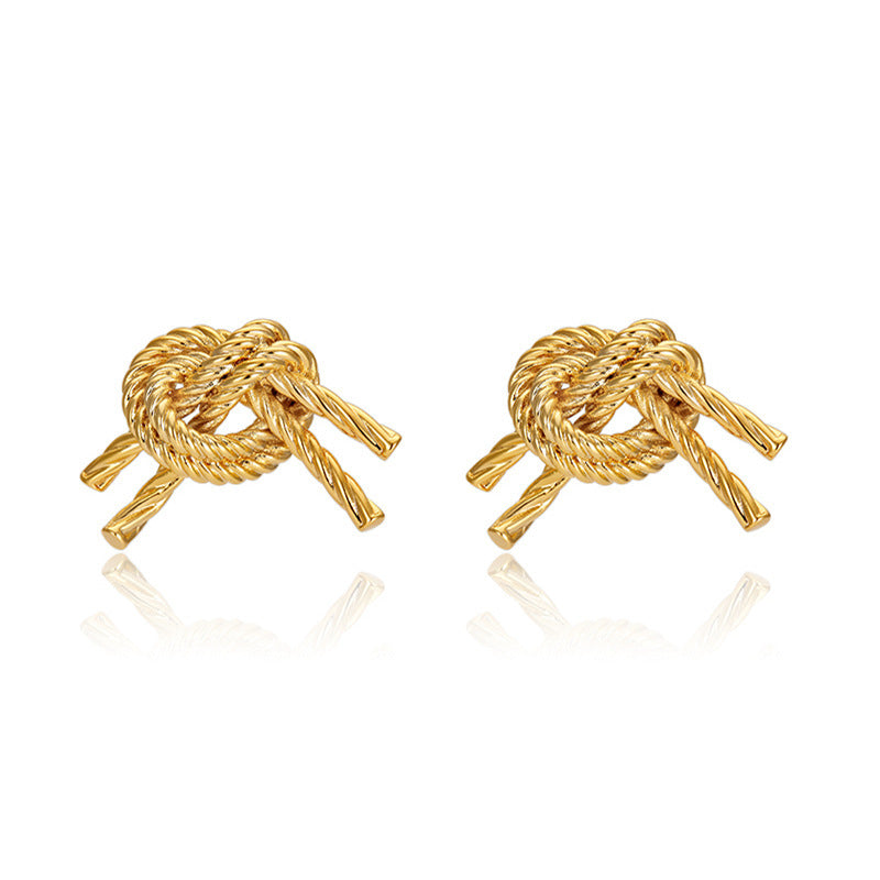 The Knotted Stud Earring