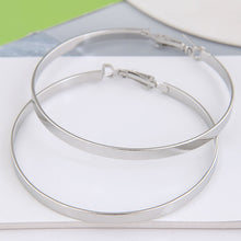 Load image into Gallery viewer, The Solid Hoop Earring in Gold or Silver
