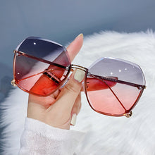 Load image into Gallery viewer, The Octavia Sunglasses in Rose Gold, Blue/Pink, Black &amp; Grey
