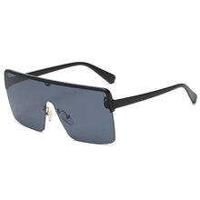 Load image into Gallery viewer, The Shield Sunglasses in Golden, Grey &amp; Black
