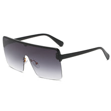 Load image into Gallery viewer, The Shield Sunglasses in Golden, Grey &amp; Black
