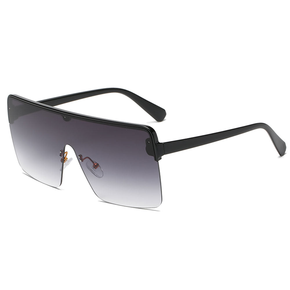 The Shield Sunglasses in Golden, Grey & Black