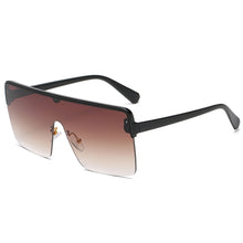 Load image into Gallery viewer, The Shield Sunglasses in Golden, Grey &amp; Black
