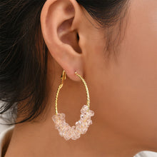 Load image into Gallery viewer, The Gem Hoop Earring
