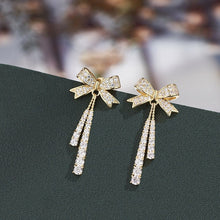 Load image into Gallery viewer, The Diamanté Tassel Earring
