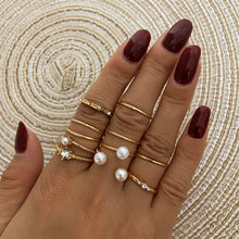 Load image into Gallery viewer, The Pearl 8-Piece Ring Set
