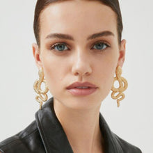 Load image into Gallery viewer, The Viper Earring in Gold and Silver
