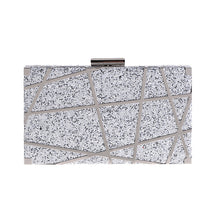 Load image into Gallery viewer, The Laser Clutch Bag in Gold, Champagne or Silver
