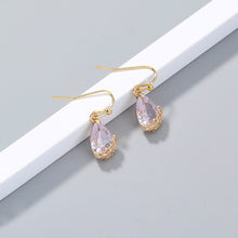 Load image into Gallery viewer, The Crystal Plum Earring
