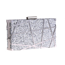 Load image into Gallery viewer, The Laser Clutch Bag in Gold, Champagne or Silver
