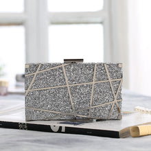 Load image into Gallery viewer, The Laser Clutch Bag in Gold, Champagne or Silver
