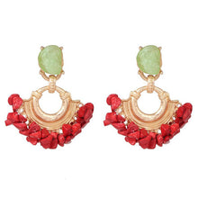 Load image into Gallery viewer, The Pebble Earring in Red or Blue
