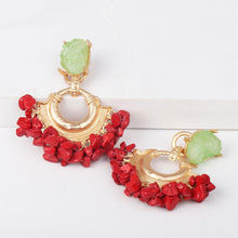 Load image into Gallery viewer, The Pebble Earring in Red or Blue
