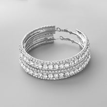 Load image into Gallery viewer, The Flashy Hoop Earring in Gold or Silver (Small, Medium or Large)
