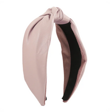 Load image into Gallery viewer, The Knot Headband in Pink &amp; White
