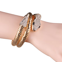 Load image into Gallery viewer, The Serpent Bracelet in Gold or Silver
