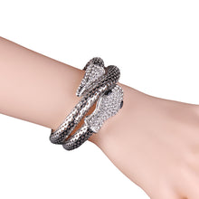 Load image into Gallery viewer, The Serpent Bracelet in Gold or Silver
