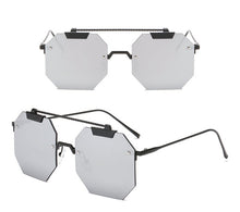 Load image into Gallery viewer, The Spector Sunglasses in Gold, Grey &amp; Black
