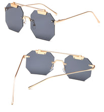 Load image into Gallery viewer, The Spector Sunglasses in Gold, Grey &amp; Black
