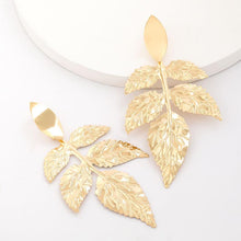 Load image into Gallery viewer, The Leafy Leaf Earring in Gold or Silver
