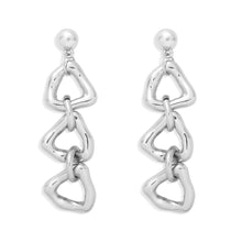 Load image into Gallery viewer, The Triple Link Earring in Gold or Silver
