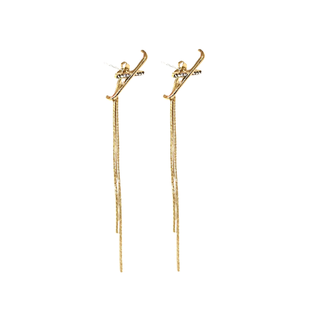 The Diamonte Rope Earring