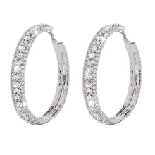 Load image into Gallery viewer, The Flashy Hoop Earring in Gold or Silver (Small, Medium or Large)
